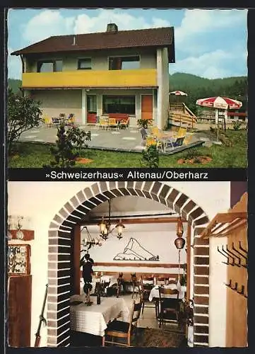 AK Altenau /Oberharz, Gasthof Schweizerhaus, Glockenberg