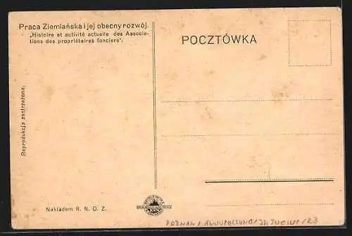 AK Poznan, Exposition Generale Polonaise 1929, Pavillon des Associations des Proprietaires Fonciers, Ausstellung