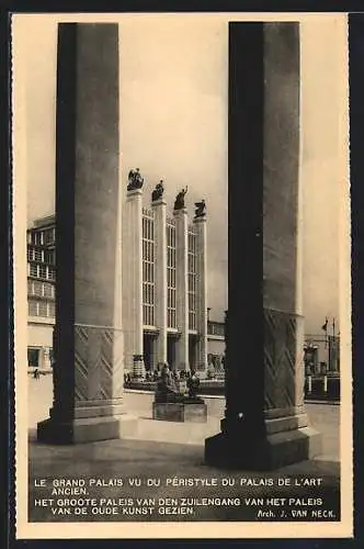 AK Bruxelles, Exposition 1935, Grand Palais