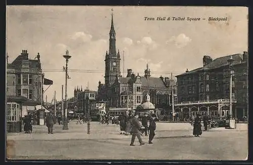 AK Blackpool, Town Hall & Talbot Square