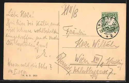 AK München, Isartor und Strassenbahn