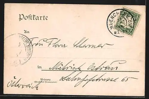 AK München, Sendlingerthor, Strassenbahn