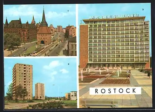 AK Rostock, Steintor, Haus der Schiffahrt