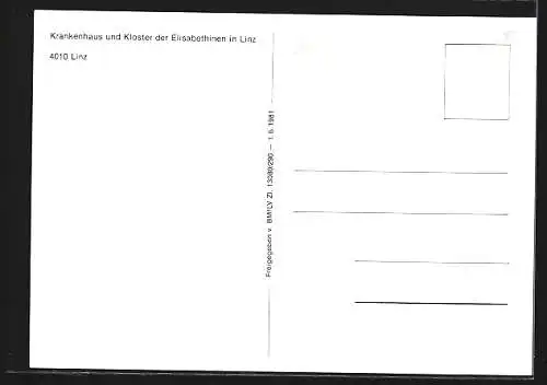 AK Linz, Krankenhaus und Kloster der Elisabethinen in Linz