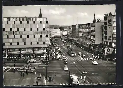 AK Bochum, Stadtmitte, Strassenbahn