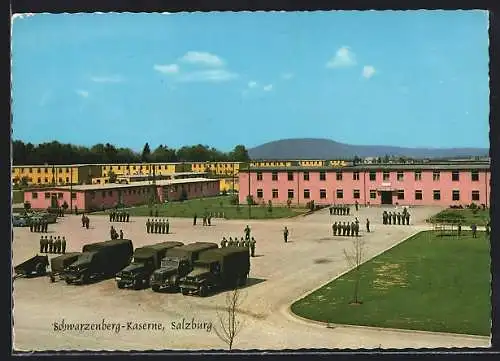 AK Salzburg, Schwarzenberg-Kaserne, Truppenunterkünfte
