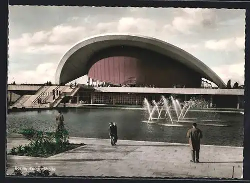 AK Berlin, Kongresshalle im Tiergarten, Architekt Hugh A. Stubbins