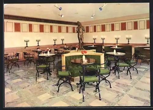 AK Berlin, Palast der Republik, Innenansicht Weinstube