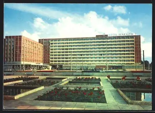 AK Rostock, Blick auf das Interhotel Warnow