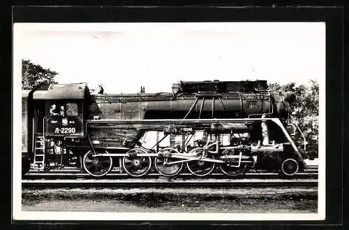 Fotografie Eisenbahn Russland SSSR, Dampflok - Lokomotive Nr. 2290
