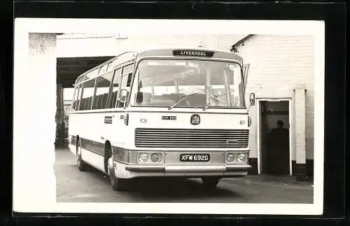 Fotografie Bus Crosville CVF 692, Linienbus - Omnibus Richtung Liverpool
