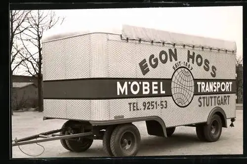 Fotografie Ackermann-Fahrzeugbau Wuppertal, Lastwagen Aufbauten, LKW - Anhänger Egon Hoss Möbeltransport Stuttgart