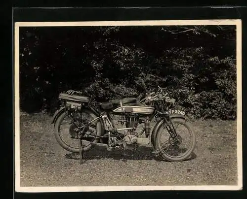Fotografie Motorrad Norton, Krad mit Kennzeichen YP5240