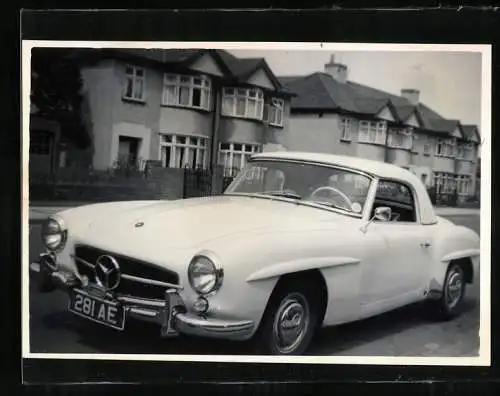 Fotografie Auto Mercedes Benz 300 SL, Cabriolet mit Hardtop