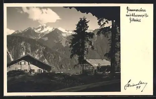AK Mayrhofen, Zimmereben mit Ahornspitze