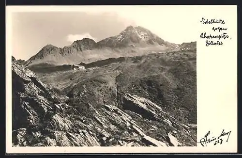 AK Edelhütte, Berghütte gegen Ahornspitze