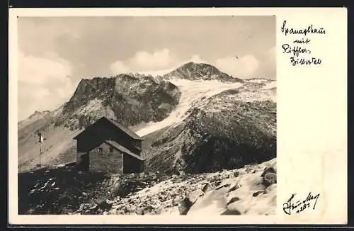 AK Spannagelhaus, Blick gegen Riffler, Zillertal