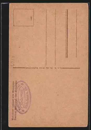 AK Rüdesheim am Rhein, Nationaldenkmal auf dem Niederwald