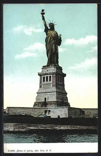 AK New York, Statue of Liberty, Ansicht der Freiheitsstatue