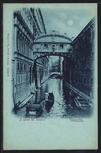 Mondschein-AK Venezia, Il ponte dei Sospiri