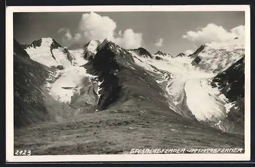 AK Blick auf die Gletscher Geisbergferner und Rotmoosferner