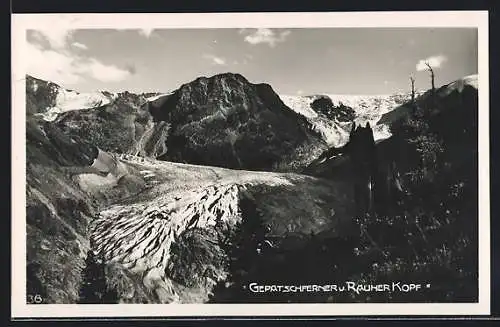 AK Gletscher Gebatschferner u. Rauher Kopf