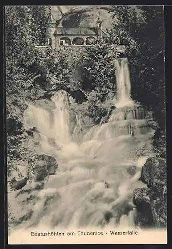 AK Beatushöhlen a. Thunersee, Wasserfall