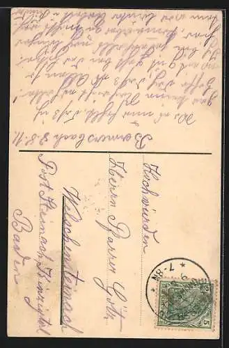 AK Geroldsauer Wasserfall in Baden-Baden