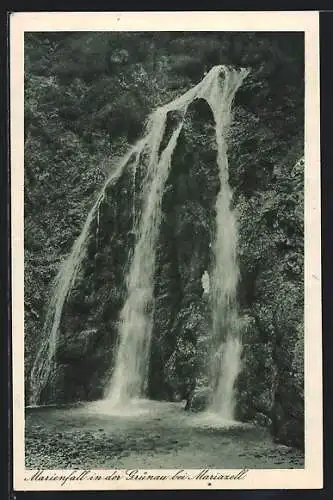 AK Marienfall, Wasserfall in der Grünau