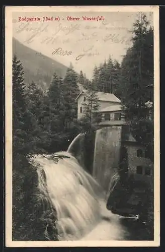 AK Oberer Wasserfall in Badgastein
