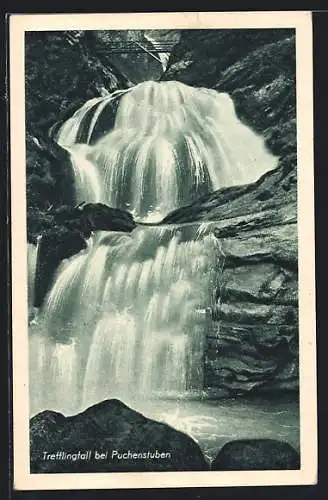 AK Trefflingfall, Wasserfall bei Puchenstuben