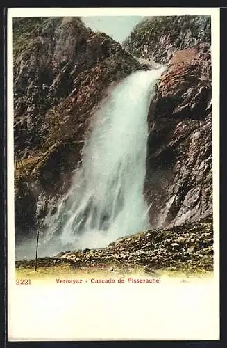 AK Cascade de Pissevache, Wasserfall in Vernayaz
