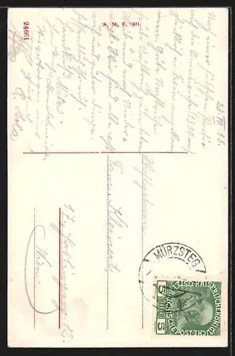 AK Wasserfall zum Todten Weib bei Frein a. Mürz