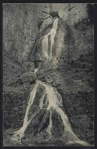 AK Wasserfall Totes Weib bei Mariazell