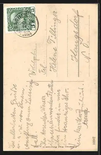 AK Lassingfall, Blick auf Wasserfall