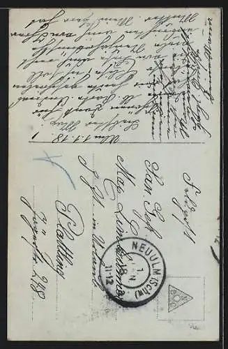 Foto-AK GG Co. Nr. 2616 /1: Eine Frau mit ihrer Tochter am Herd