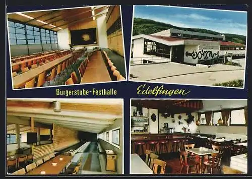 AK Edelfingen /Taubergrund, Bürgerstube und Festhalle Sinz, Inh. Wolfgang Sinz