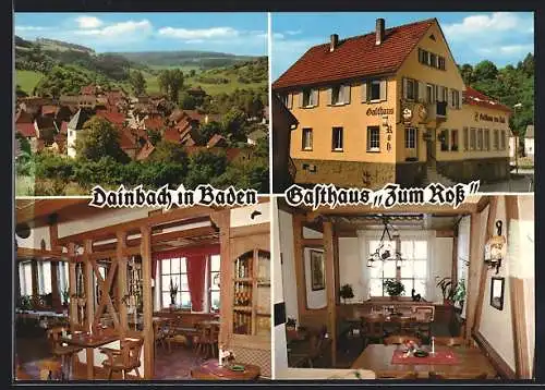 AK Dainbach in Baden, Gasthaus Zum Ross, Inh. Ulrich Gotthardt