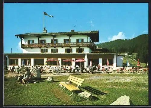 AK Reit im Winkl, Berggasthof Winklmoosalm, Haus Hamberger, Bes. Fam. Rohrbacher