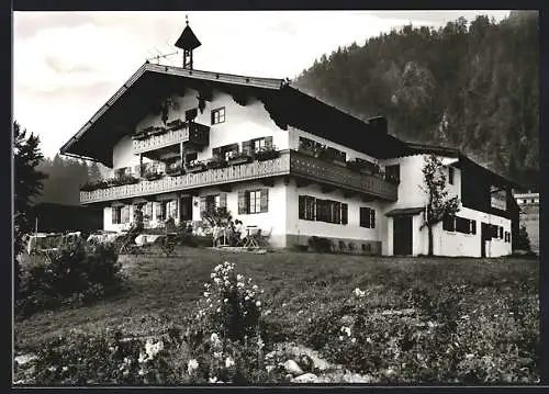 AK Reit im Winkl, Landgasthof Glapfhof, Bes. Georg und Ina von Stauss