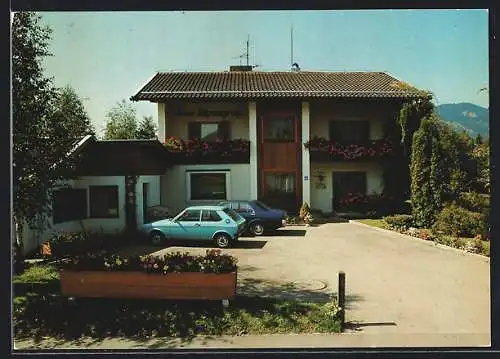 AK Inzell, Gasthaus Alpengruss, Bes. Fam. Pichler, Kreuzbaumstrasse 43