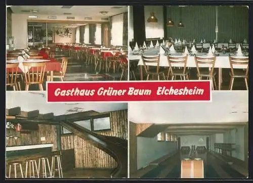 AK Elchesheim, Restaurant Grüner Baum, Bes. Fam. Kleinbub, Hauptstr. 48