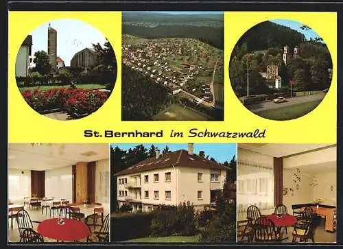 AK Marxzell-Schielberg, Erholungsheim St. Bernhard im Schwarzwald