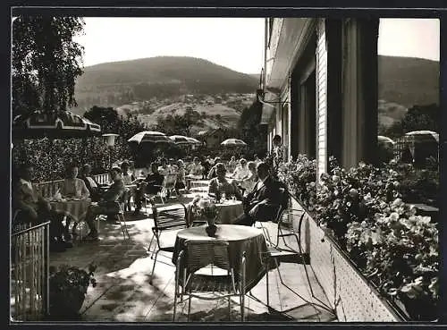 AK Herrenalb /Schwarzwald, Café-Pension Waldschlösschen, Bes. Wilhelm Waidner