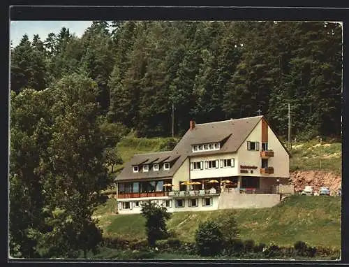 AK Kapfenhardt /Calw, Waldgasthof und Pension Zur Kapfenhardter Mühle, Bes. Walter Mönch