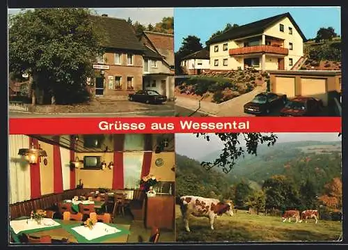 AK Freudenberg-Wessental / Main, Hotel-Pension Helmut Eckert im Hirschgarten 3