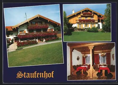 AK Inzell, Hotel Staufenhof, Bes. V. u. M. Schwaiger, Obereck 3