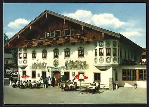 AK Bernau am Chiemsee, Gasthof zum alten Wirt