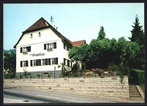 AK Umweg /Baden-Baden, Gasthaus Weinberg, Bes. Otto Habrecht