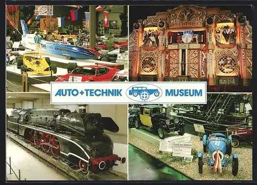 AK Sinsheim /Kraichgau, Auto+Technik Museum, Innenansichten